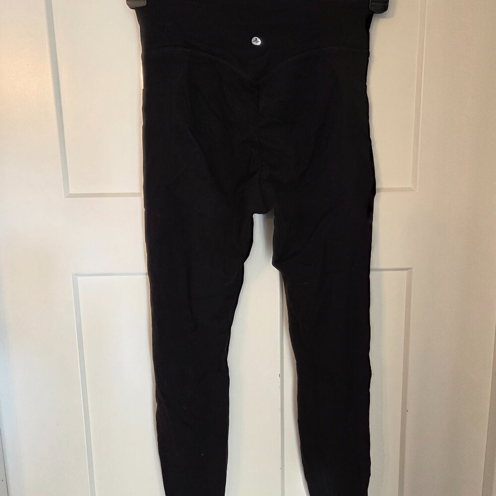 Halara Black High Waisted 7/8 Yoga Leggings Womens Size Small S Activewear